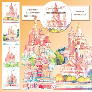 [chiết] washi tape lâu đài