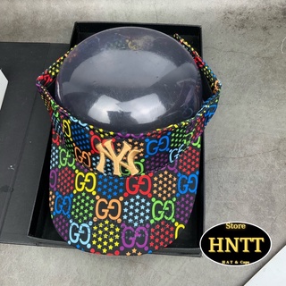 Mũ Nữa Đầu Thể Thao in Nhiều Màu Sắc Phối NY Khoá Dán Phong Cách Thể Thao