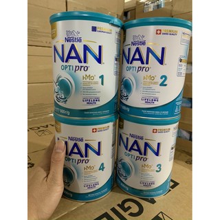 COMBO 3 hộp sữa Nan Nga đủ số 1,2,3,4 - hộp 800g mẫu HMO