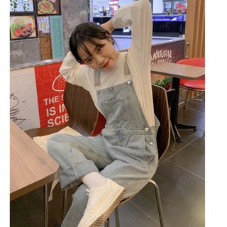 Yếm jean cúc gài ống suông 02