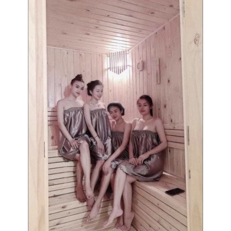 [Hàng loại 1] Váy quây phi lụa spa