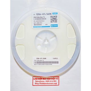 100 Con Điện Trở Dán 560K Kiểu 1206 SMD