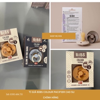 Ti giả BIBS COLOUR  CAO SU Đan Mạch Chính Hãng New Edition