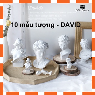 Tượng david nửa người size to 15 cm - 10 mẫu tượng hy lạp la mã decor chụp ảnh sản phẩm
