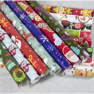 giây gói quà,bọc quà noel nhiêu mẫu,LOẠI DAY ĐẸP khổ 50cm 80cm