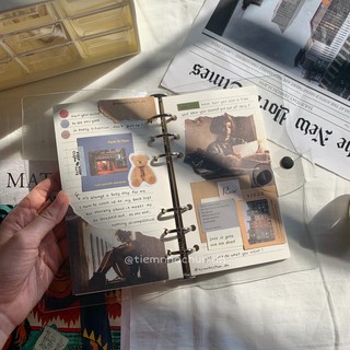 SỔ CÒNG BINDER A6 CÒNG SẮT BÌA NHỰA DẺO  80/90 TRANG (ảnh thật) - Sổ ghi chép - Sổ tay, sổ take note - Tiệm nhà Chun