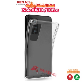 Ốp lưng Redmi Note 10 Pro/ Note 10/ 10s- Dẻo, Trong suốt, Lâu ố vàng