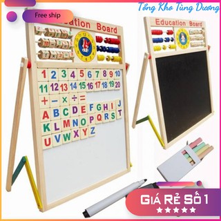 [FREESHIP]Bảng Gỗ ghép chữ số 2 Mặt Cho Bé vừa chơi vừa học