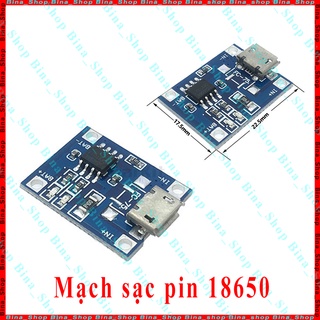 Mạch sạc pin 1S 3.7V-4.2V Mạch sạc 1S TP4056 thường