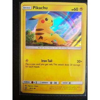 Thẻ bài Pokemon - bản tiếng Anh - Pikachu / 28/73'