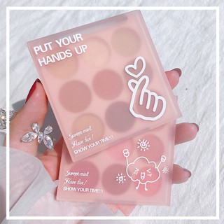 Bảng phấn mắt 9 ô nhũ lì Sweet Mint Eyeshadow Put Your Hands Up