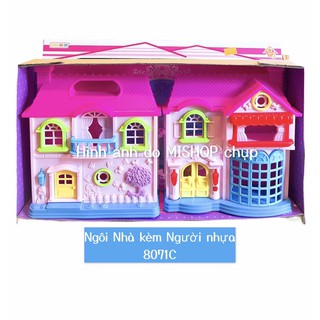 ✨ Mô Hình Ngôi Nhà Mini Kèm Mô Hình Nhựa Người 8071C ✨