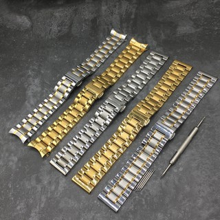 Dây Thép Đồng Hồ 2 Trong 1 Thép Đặc Không Gỉ Size 20mm 22mm [Tặng Chốt + Dụng cụ tháo lắp]