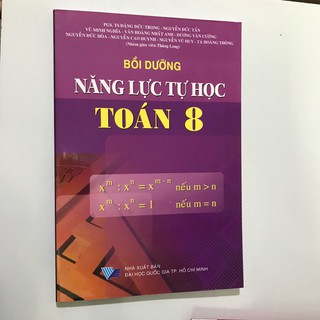 Sách Bồi dưỡng năng lực tự học toán 8