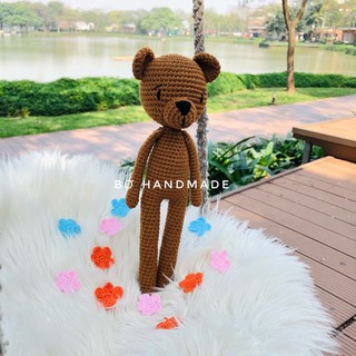 ❤️Gấu Teddy nhồi bông❤️ Handmade, sợi Milk cotton 100%, cực yêu, cực dễ thương, Bơ Handmade