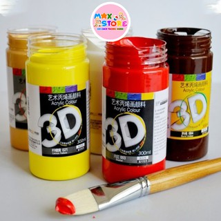 Màu 3D Acrylic 100ML- 300ML Vẽ Trang Trí Trên Nhiều Chất Liệu Cực Bền