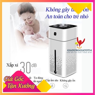 Máy phun sương tạo ẩm xông tinh dầu kiêm đèn ngủ để bàn (7 màu) dung tích 1000ml