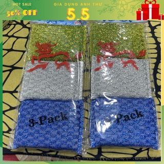 Combo 3 miếng rửa chén bát siêu tiện dụng cho gia đình
