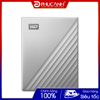 Ổ cứng di động Western MyPassport Ultra 1Tb Type-C tặng kèm bao đựng (Hàng chính hãng, BH 36 tháng 1 đổi 1)