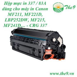 Hộp mực in 337 dùng cho máy in Canon MF211, MF221D, LBP252DW, MF215, MF241D,... - CRG 337/ 83A hàng nhập khẩu mới 100%