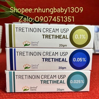 Kem tretinoin TRETIHEAL giảm mụn chống lão hoá