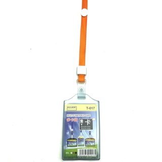 Bảng Tên Dọc Dây Rút Nhám T017 - Mẫu 3 - Màu Cam
