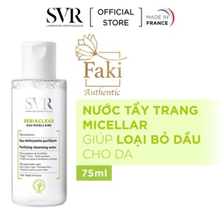Nước tẩy trang giúp loại bỏ dầu cho da SVR SEBIACLEAR Eau Micellaire 75ml