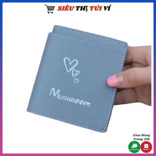 Ví nữ ngắn đẹp cầm tay mini nhỏ gọn bỏ túi nhiều ngăn dễ thương HANBANGS STORE 15