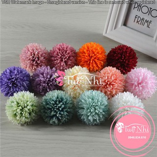 Đầu Bông Hoa Cúc BingBong Cao Cấp Trang Trí Decor - HOA GIẢ, HOA LỤA.