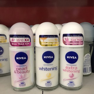 LĂN NGĂN MÙI NIVEA GIÚP DA TRẮNG MỊN 50ml