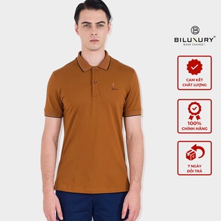 Áo polo nam Biluxury thêu cổ lịch lãm 5APCT003NAU co giãn thấm hút thoải mái vận động