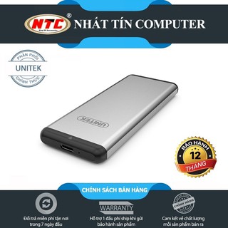 Box chuyển SSD M2 Sata sang ổ cứng di động Unitek Y-3365 chuẩn 3.0 hỗ trợ đến 5Gbps (Xám)