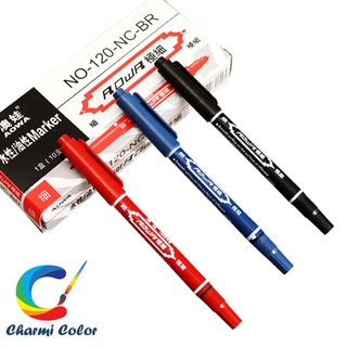 Bút lông kim, bút lông dầu 2 đầu nhiều màu - 1 cây