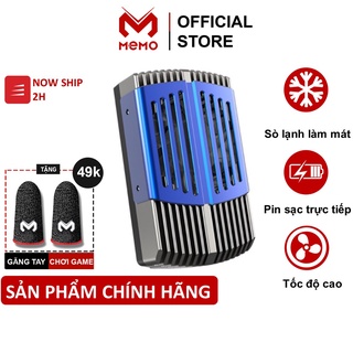 Quạt tản nhiệt điện thoại MEMO DL08 sò lạnh led rgb phong cách gaming giúp làm lạnh sâu chống ồn và tăng tuổi thọ pin