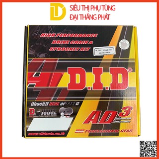 Bộ nhông xích | Nhông sên đĩa xe Wave chính hãng DID cao cấp