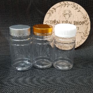 Chai nhựa dược trong 100ml cổ rộng nắp vặn