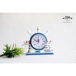 Đồng hồ bánh lái phong cách biển