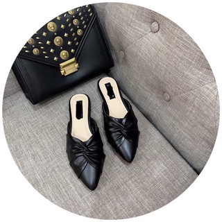 Sục Nữ Mũi Nhọn Da Mềm Kiểu Xoắn Chéo Hàng Loại 1 size 35 - 39