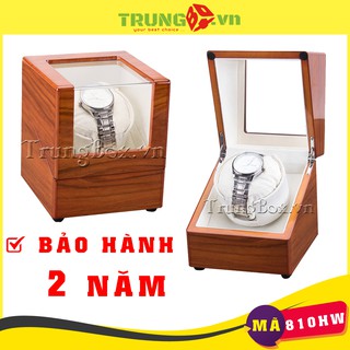 Hộp Đựng Đồng Hồ Cơ 1 Xoay Vỏ Gỗ Sơn Mài - Mã 810HW | SAIKE