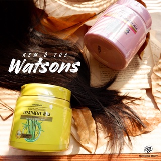 Kem Ủ Dưỡng Tóc Watsons Bamboo &amp; Yoghurt 500ml