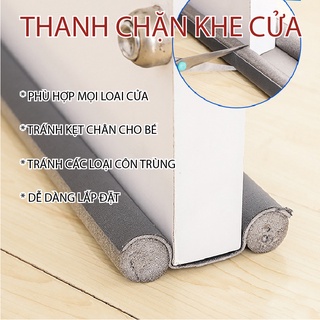 Thanh Chặn Khe Cửa Đa Năng,Chặn Đáy Khe Cửa,Ngăn Côn Trùng,Chắn Gió Mùa,Ngừa Bụi Bẩn,Giảm Ồn,Chống Kẹt Tay Chân Bé