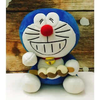 GẤU BÔNG DOREMON CẦM BÁNH, CƯỜI NHE RĂNG (25 CM) GB210