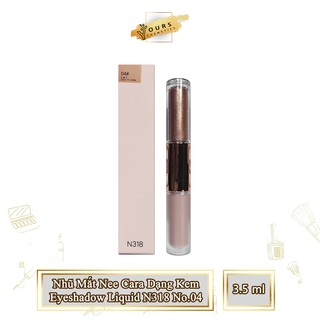 [Auth Thái] Nhũ Mắt Nee Cara Dạng Kem Màu Nhũ Đồng Long Last Eyeshadow Liquid N318 No.04
