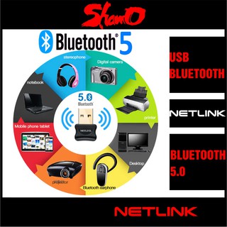 USB Bluetooth 5.0 Netlink – Chính Hãng Netlink bảo hành 1 năm – Hỗ trợ máy tính kết nối Bluetooth với các thiết bị khác