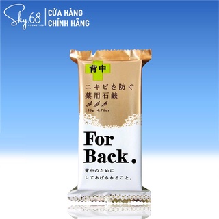 Xà Phòng Đặc Giảm Mụn Lưng Giúp Sạch Sâu Da, kiềm dầu Pelican For Back Medicated Soap 135g