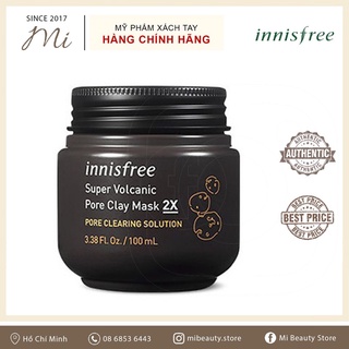 [HSD1.2023]MẶT NẠ ĐẤT SÉT INNISFREE SUPER VOLCANIC PORE CLAY MASK 2X