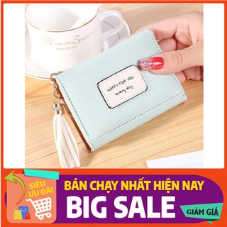 FREESHIP 50K_[HCM] Ví nữ cầm tay mini HAPPY xinh xắn V788