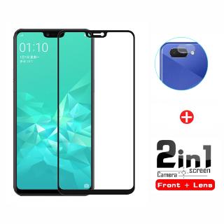 Screen Protector OPPO A3S High Quality OPPO A52 A72 A91 A92 A12e A12 A5S A31 A5 A9 2020 Protective Tempered Glass Film with Camera Lens Protector