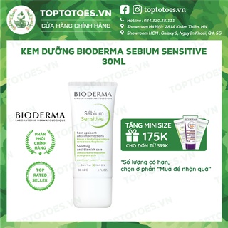 Kem dưỡng giảm mụn cho da nhạy cảm Bioderma Sebium Sensitive 30ML [NHẬP KHẨU CHÍNH HÃNG 100%]