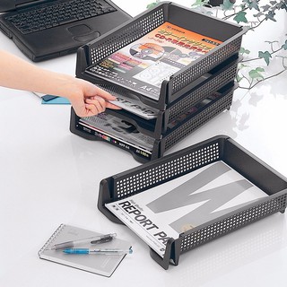 Combo 6 khay đựng tài liệu A4 dáng dọc nội địa Nhật Bản